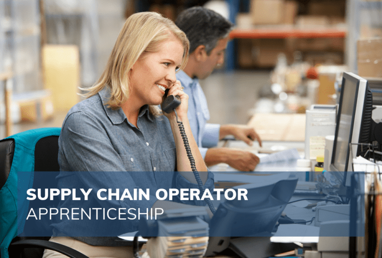 female employee on the phone in warehouse