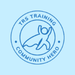 TRS Training launch Community Hero Award