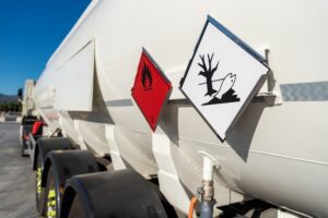 ADR Driver signage on a white truck