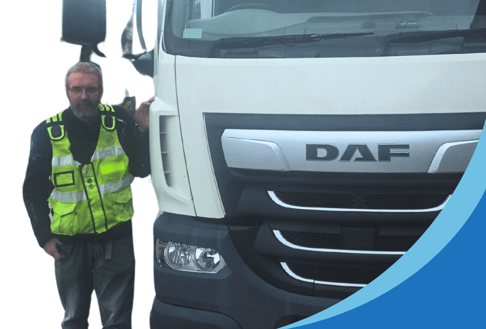 You are currently viewing TRS helps Gerard launch HGV driving career  